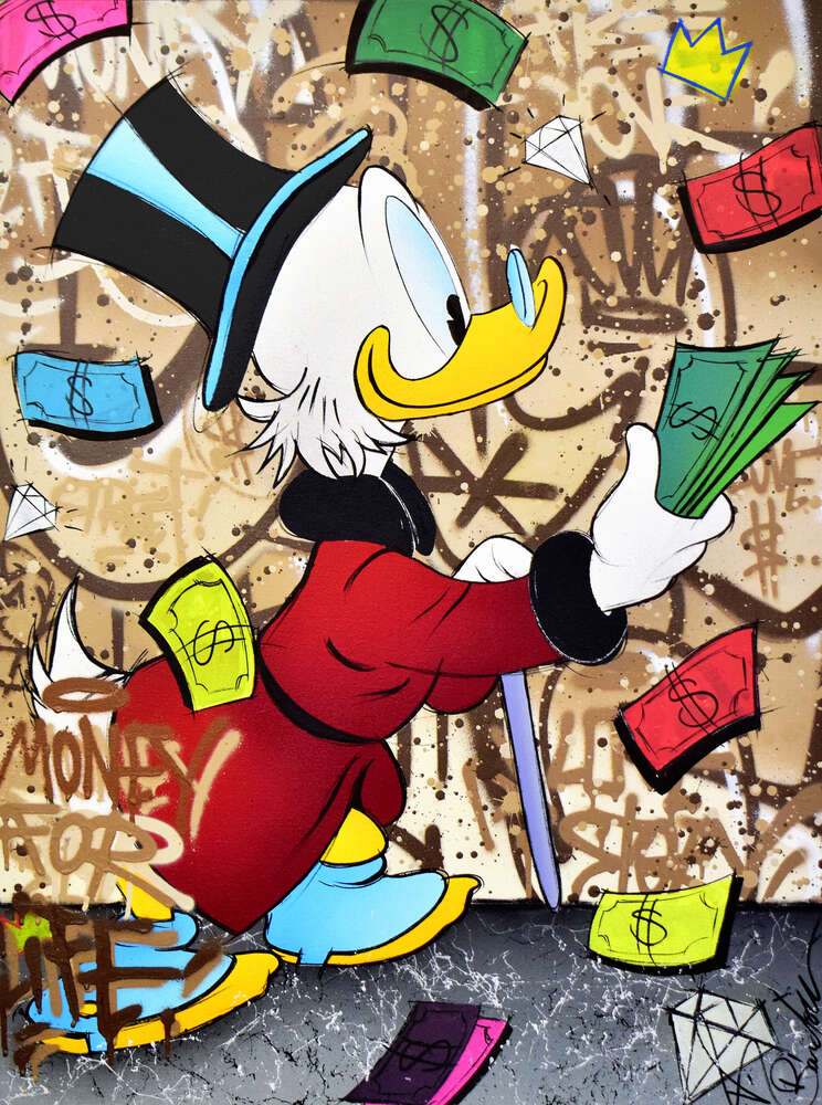 картина-постер Гроші на життя: Скрудж МакДак (Scrooge McDuck)