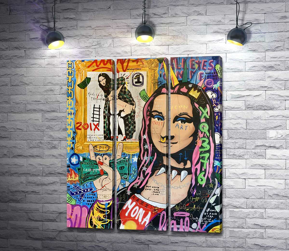 модульна картина Панк-музей Мона (Mona Punk Museum) (Модуль №2) - Джісбар (Jisbar)
