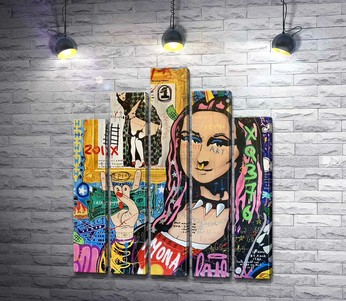модульна картина Панк-музей Мона (Mona Punk Museum) (Модуль №29) - Джісбар (Jisbar)
