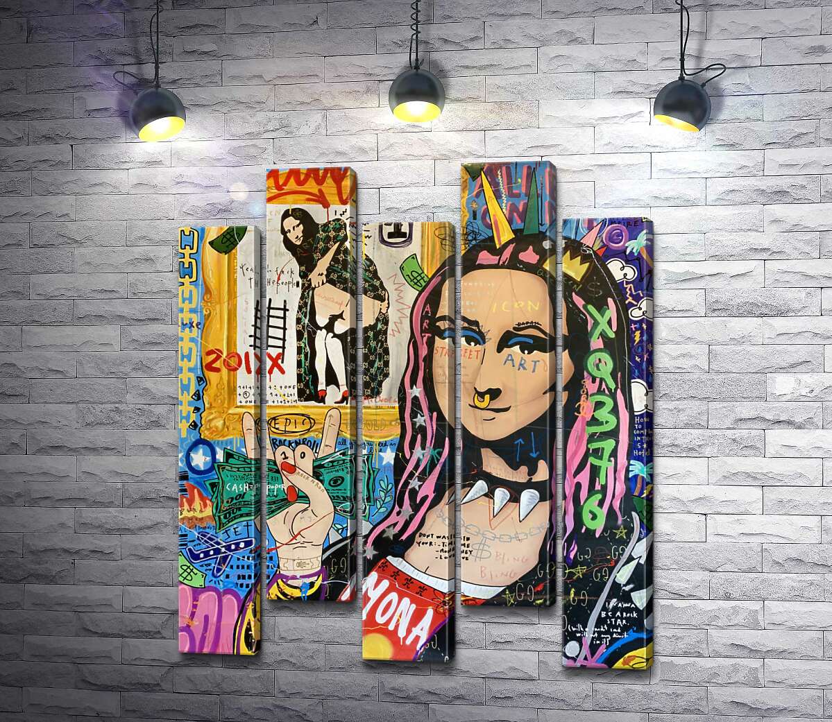 модульная картина Панк-музей Мона (Mona Punk Museum) (Модуль №30) – Джисбар (Jisbar)