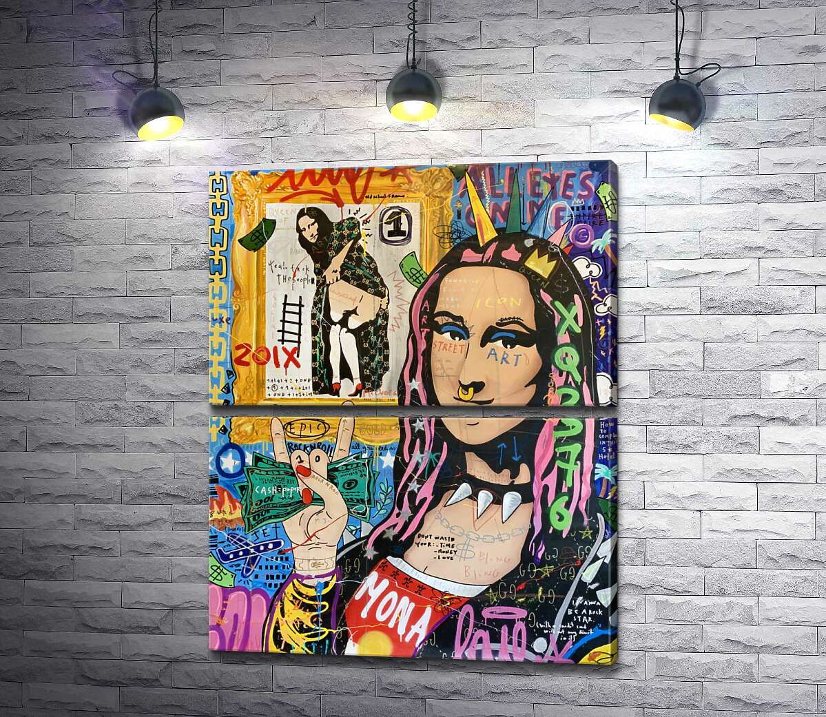 модульная картина Панк-музей Мона (Mona Punk Museum) (Модуль №7) – Джисбар (Jisbar)
