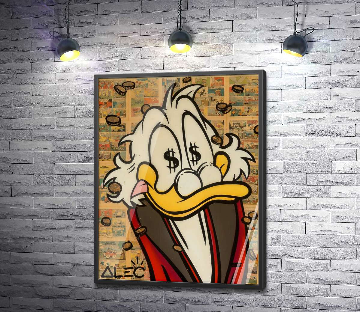 постер Щастя Скруджа (Happy Scrooge) - Алек Монополі (Alec Monopoly)