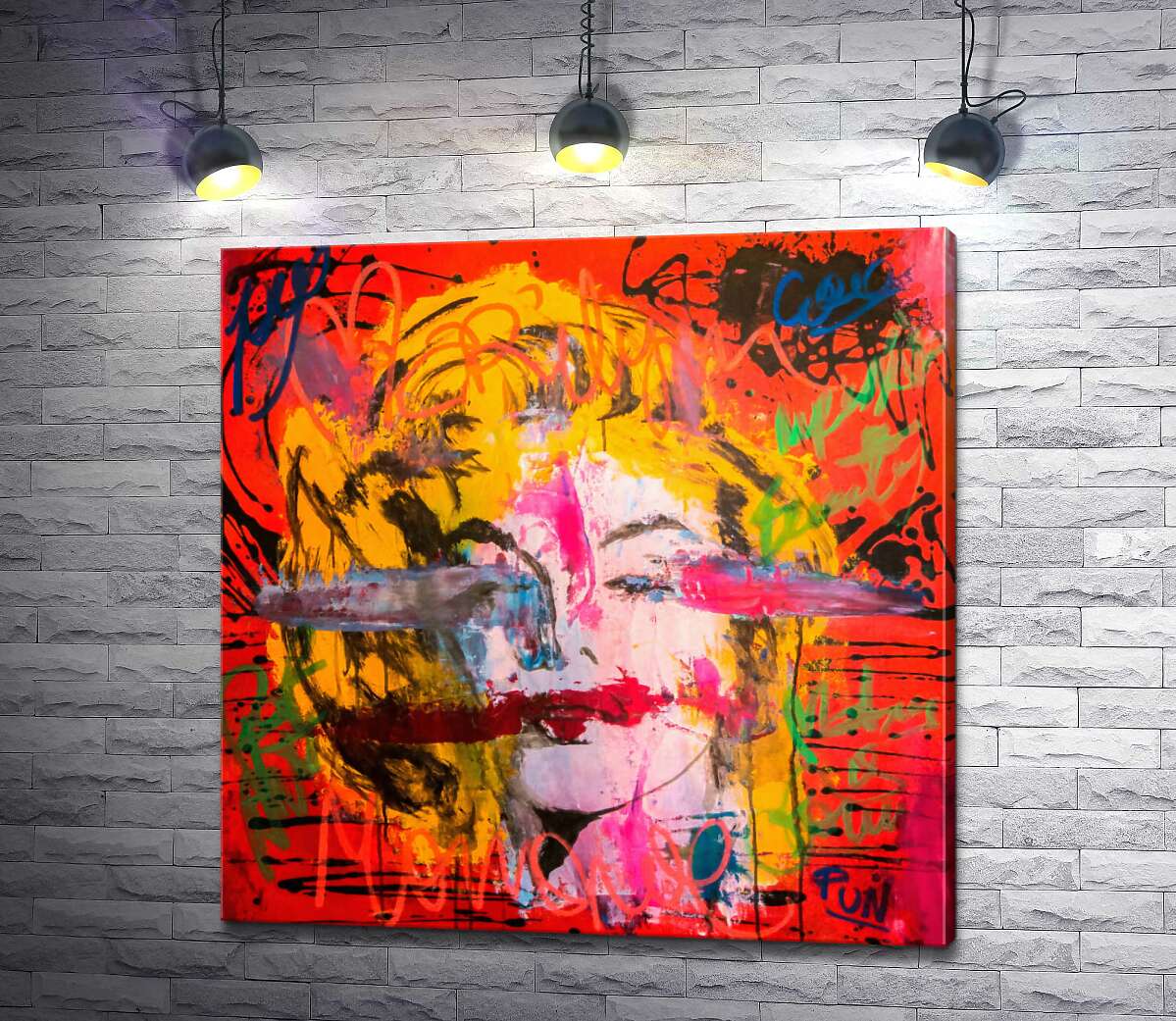 картина Креативный взгляд на портрет Мэрилин Монро (Marilyn Monroe)