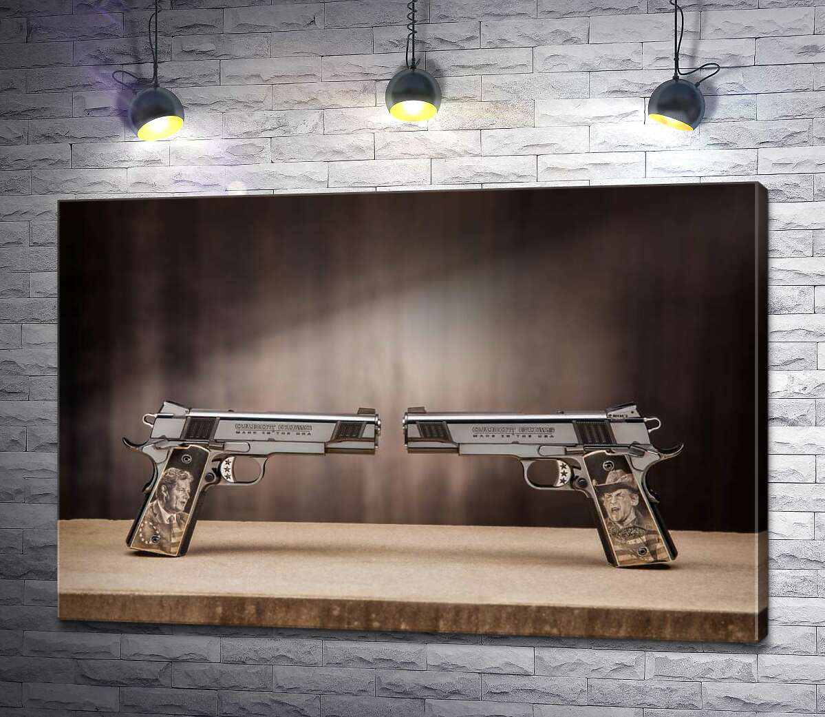 картина Дуэль пистолетов: самозарядные американские M1911