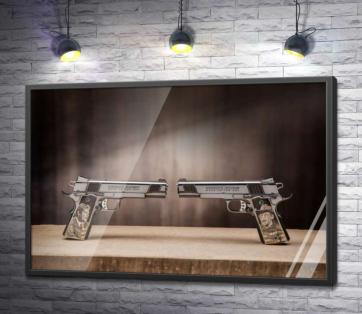 постер Дуель пістолетів: самозарядній американські M1911
