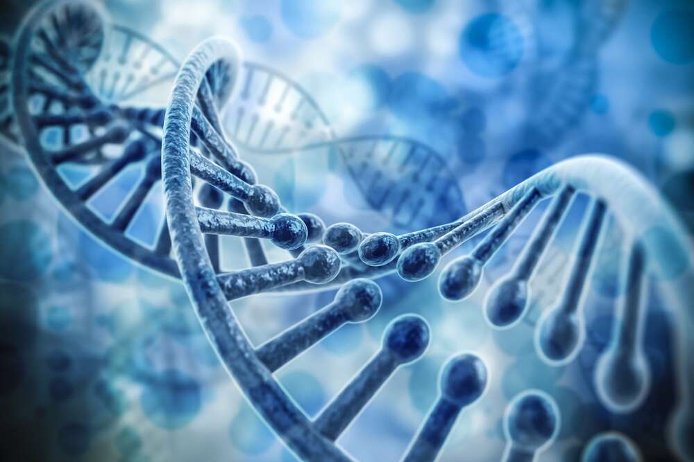 картина-постер Поєднання генів у стрічці ДНК