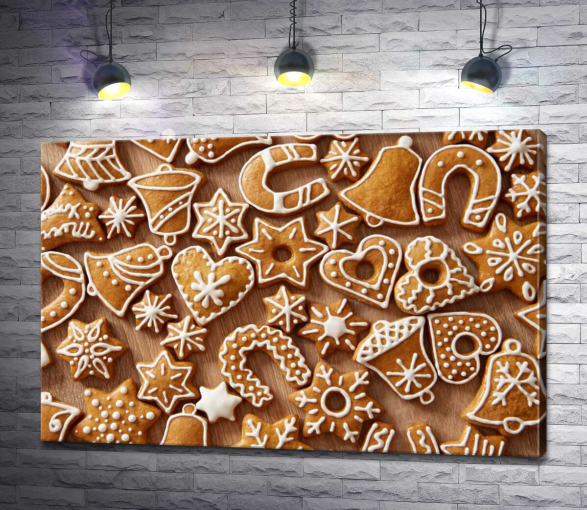 картина Різдвяний орнамент імбирного печива
