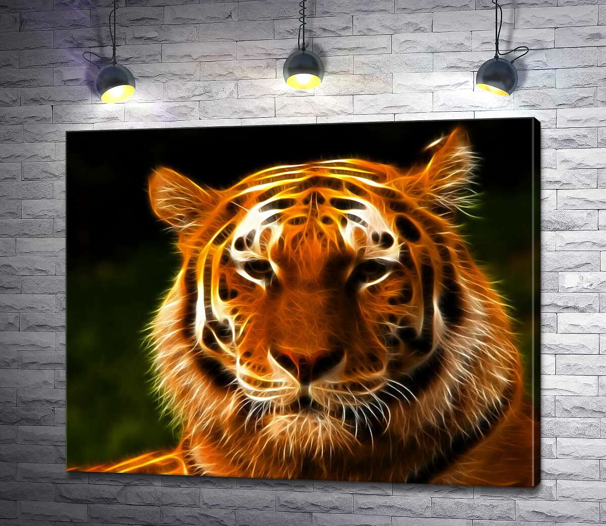 картина Королівський силует тигра