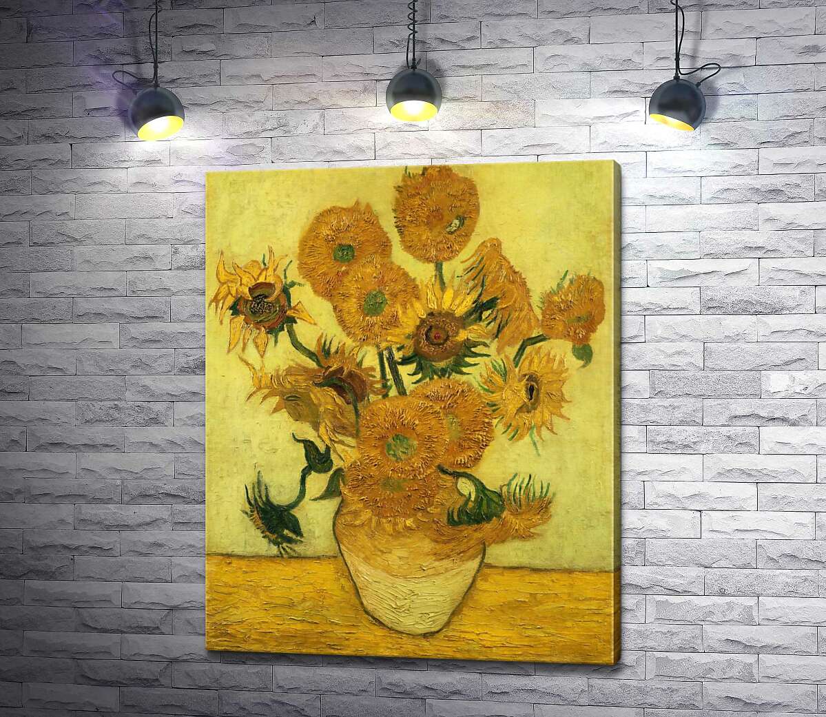 картина Подсолнечники (Sunflowers) – Винсент ван Гог (Vincent van Gogh)
