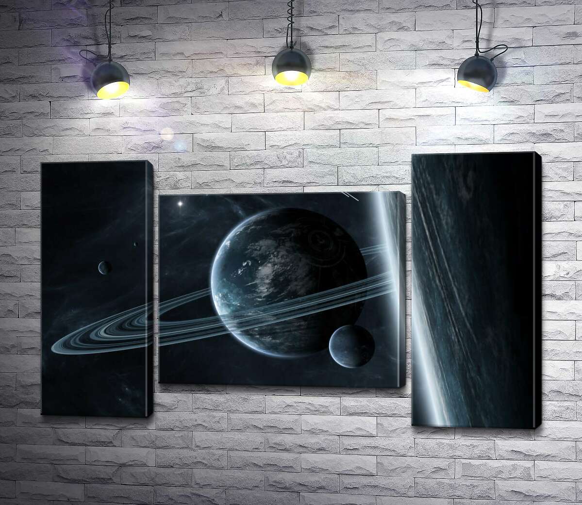 модульна картина Загадкові планети іншої галактики (Модуль №11)
