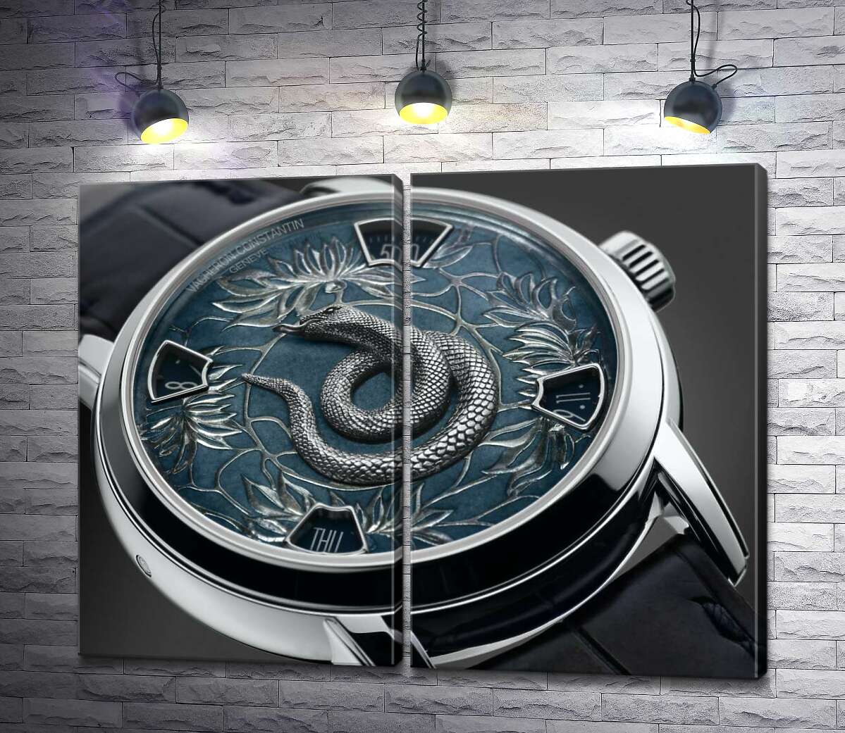 модульна картина Зодіакальна змія на годиннику швейцарського бренду Vacheron Constantin