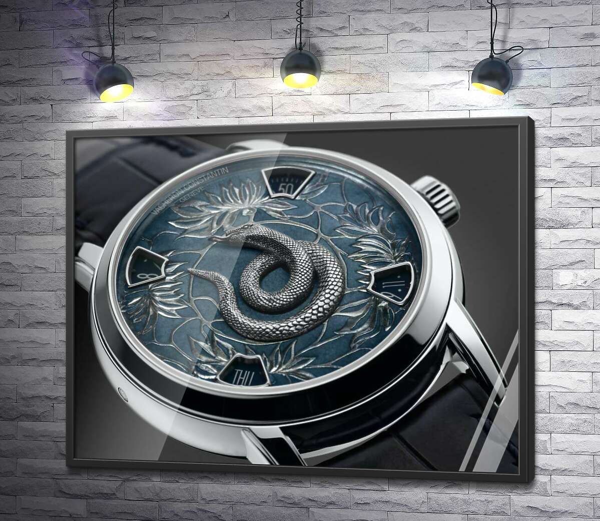 постер Зодіакальна змія на годиннику швейцарського бренду Vacheron Constantin