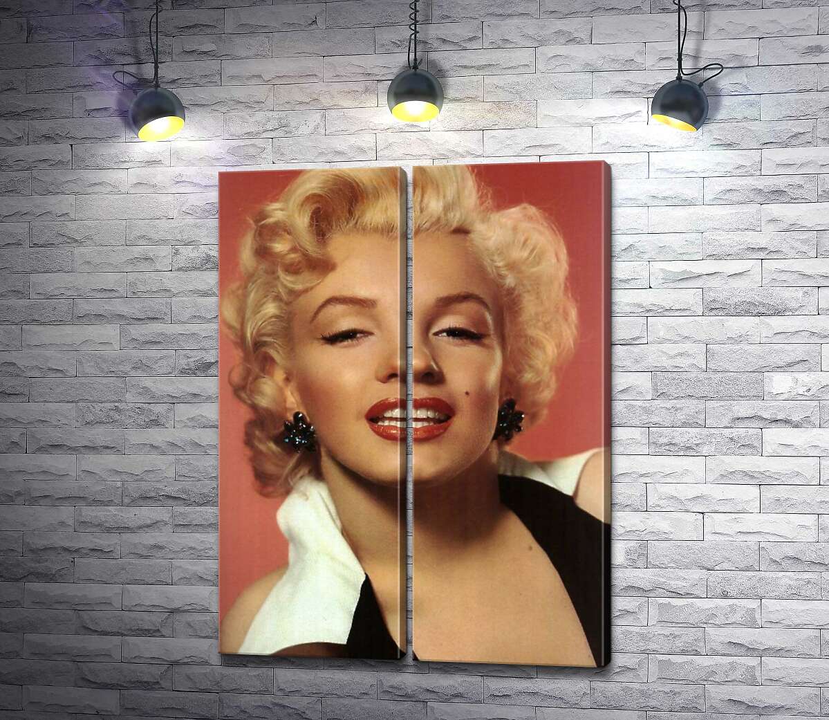 модульная картина Мэрилин Монро (Marilyn Monroe) позирует для первого номера журнала Playboy