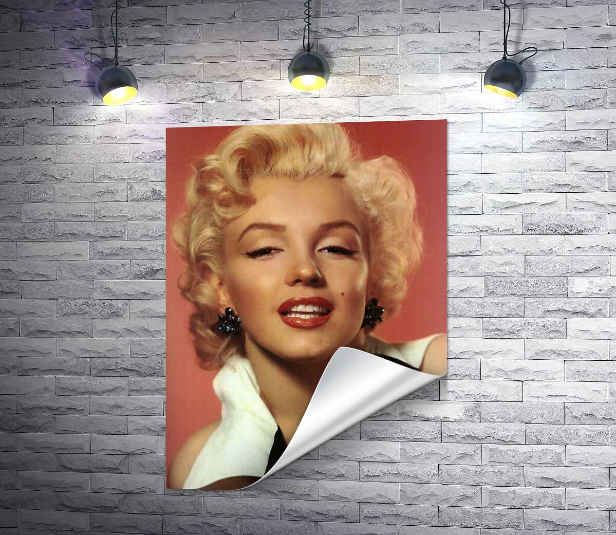 печать Мэрилин Монро (Marilyn Monroe) позирует для первого номера журнала Playboy