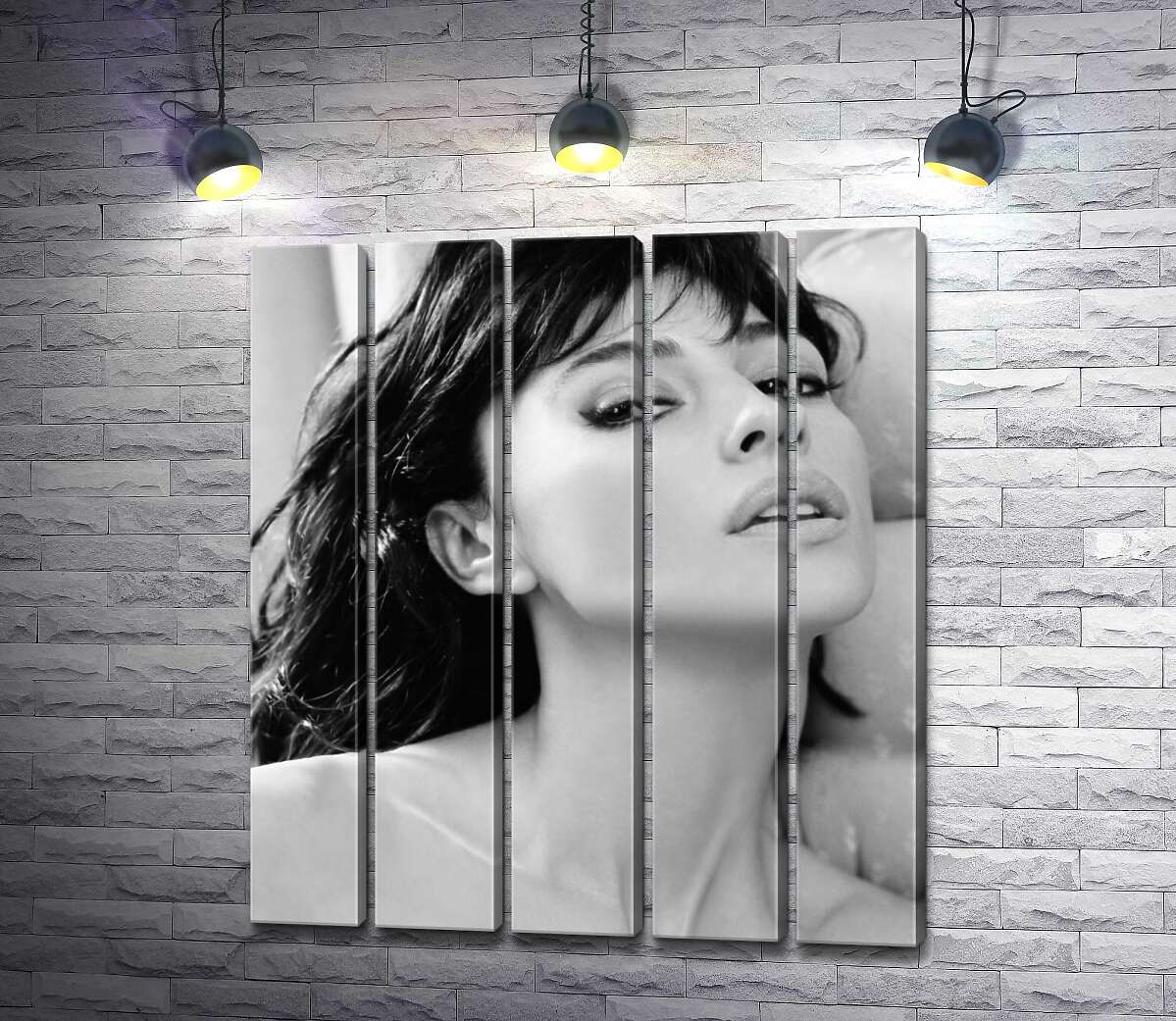 модульная картина Откровенный взгляд Моники Беллуччи (Monica Bellucci) (Модуль №26)