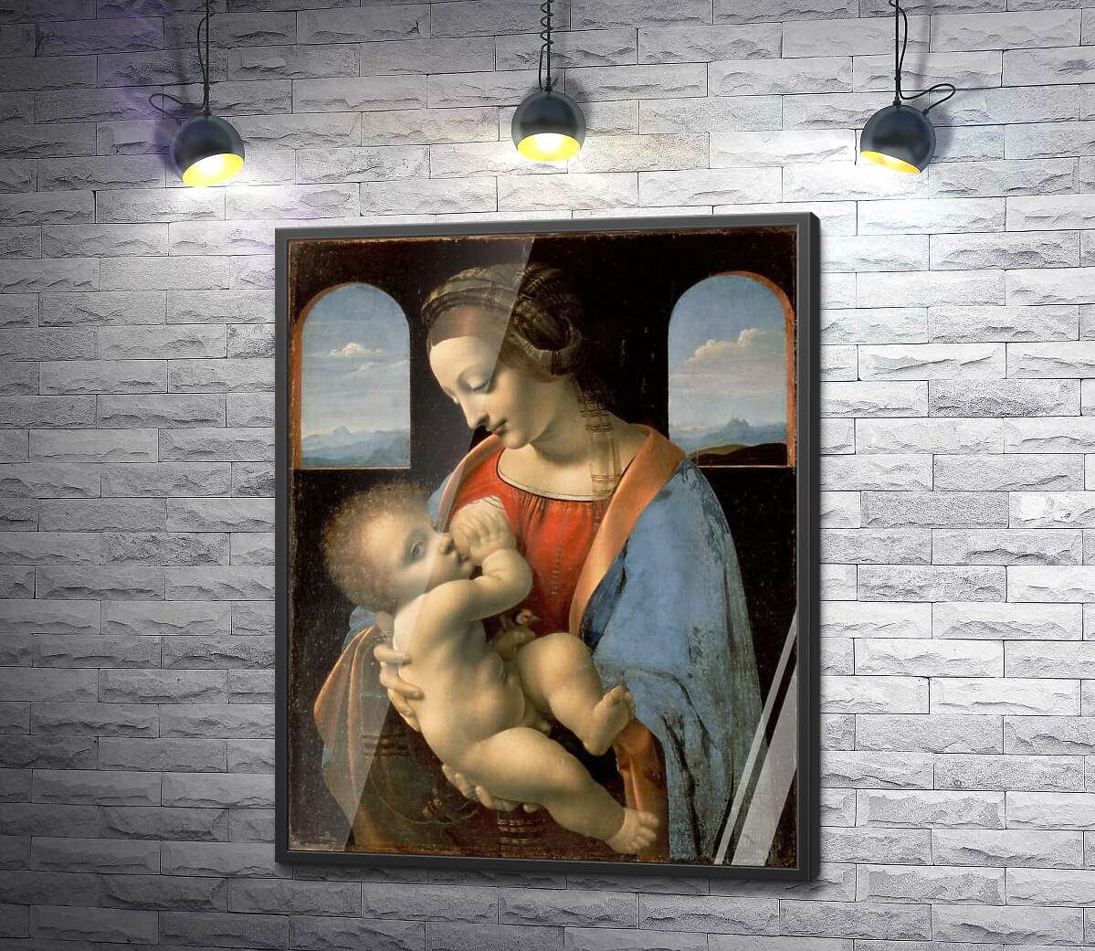 постер Мадонна Литта (Madonna Litta) – Леонардо да Винчи (Leonardo da Vinci)