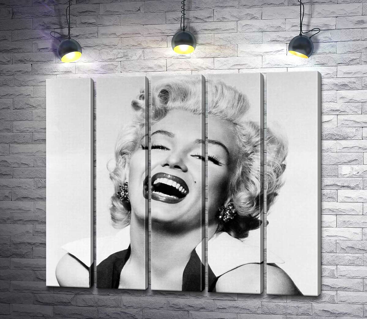 модульна картина Легендарна посмішка Мерелін Монро (Marilyn Monroe) (Модуль №26)