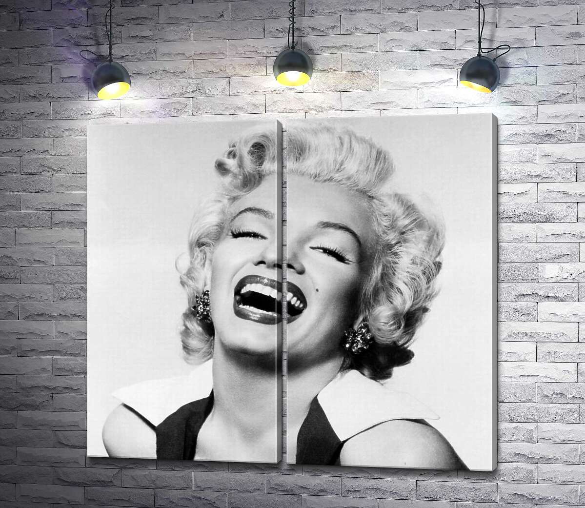 модульная картина Легендарная улыбка Мэрилин Монро (Marilyn Monroe)