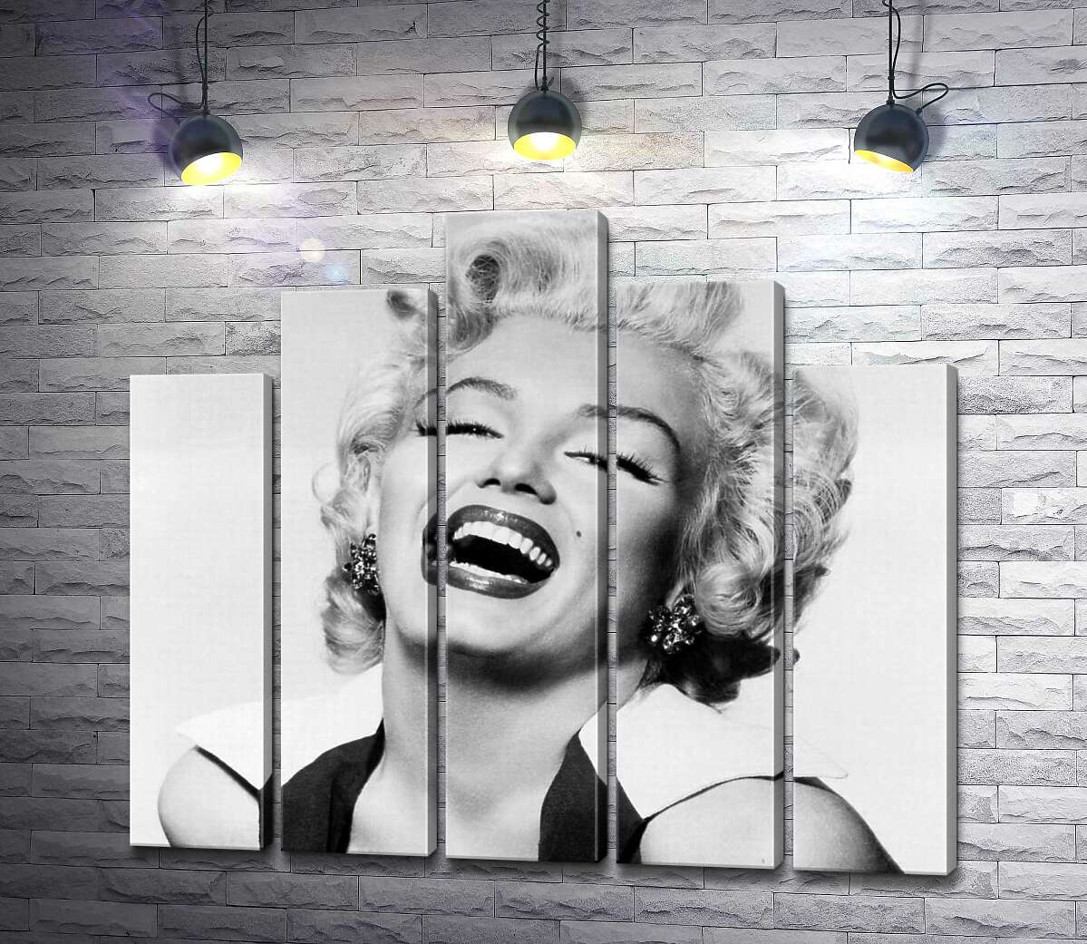 модульна картина Легендарна посмішка Мерелін Монро (Marilyn Monroe) (Модуль №29)