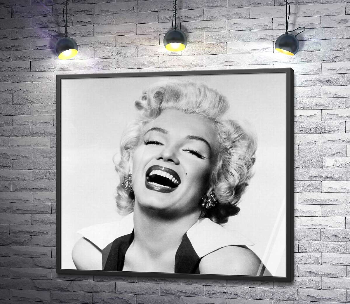 постер Легендарна посмішка Мерелін Монро (Marilyn Monroe)