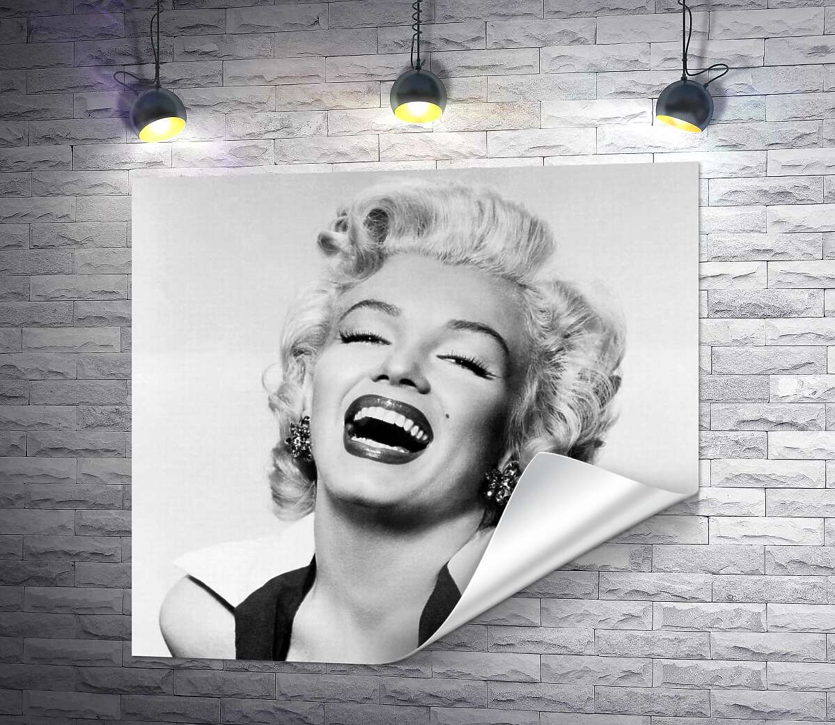 друк Легендарна посмішка Мерелін Монро (Marilyn Monroe)