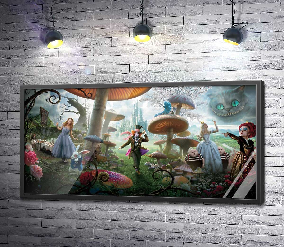 постер Чудернацький постер до фільму "Аліса в країні див" (Alice in Wonderland)