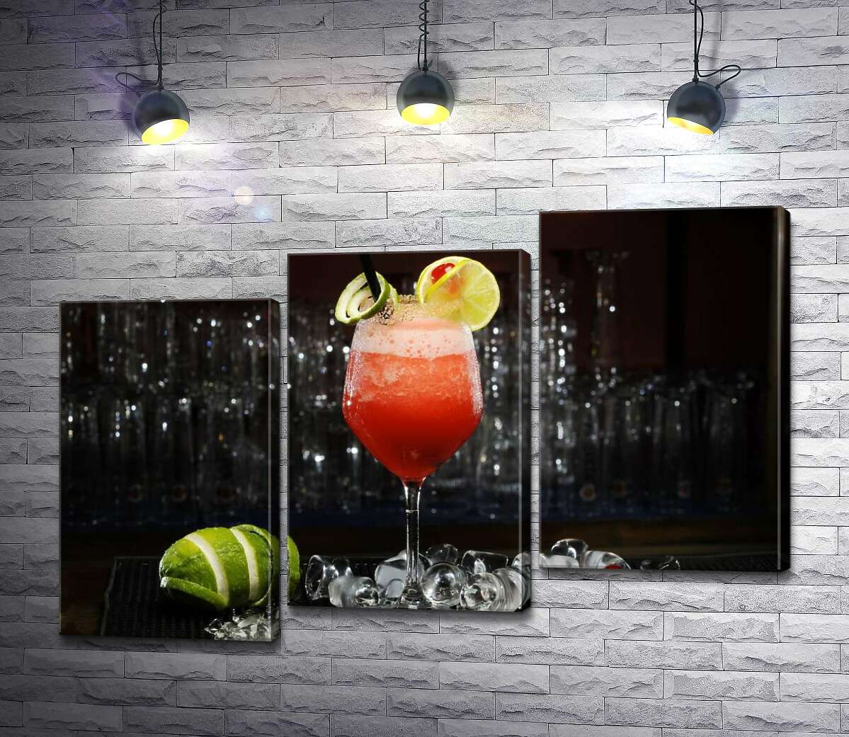 модульная картина Сочный коктейль Cape Codder с ягодным привкусом (Модуль №14)
