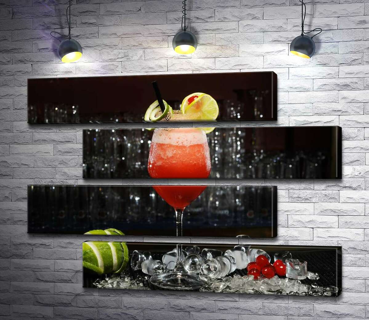 модульная картина Сочный коктейль Cape Codder с ягодным привкусом (Модуль №23)