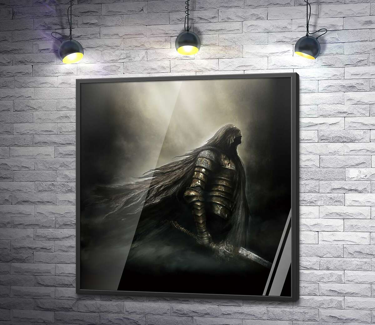 постер Воїн із відеогри "Dark Souls"