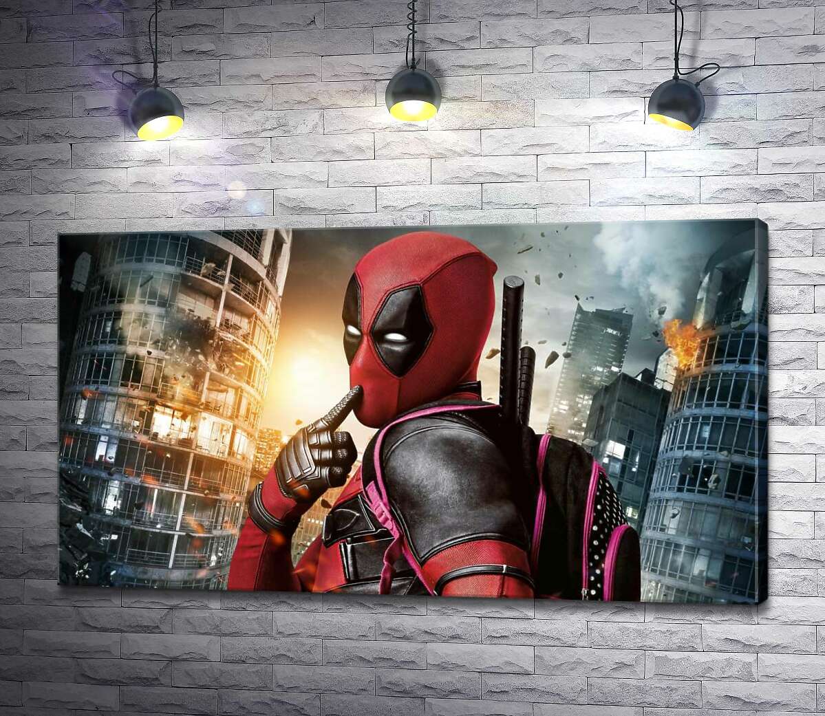 картина Фирменный поцелуй Дэдпула (Deadpool)