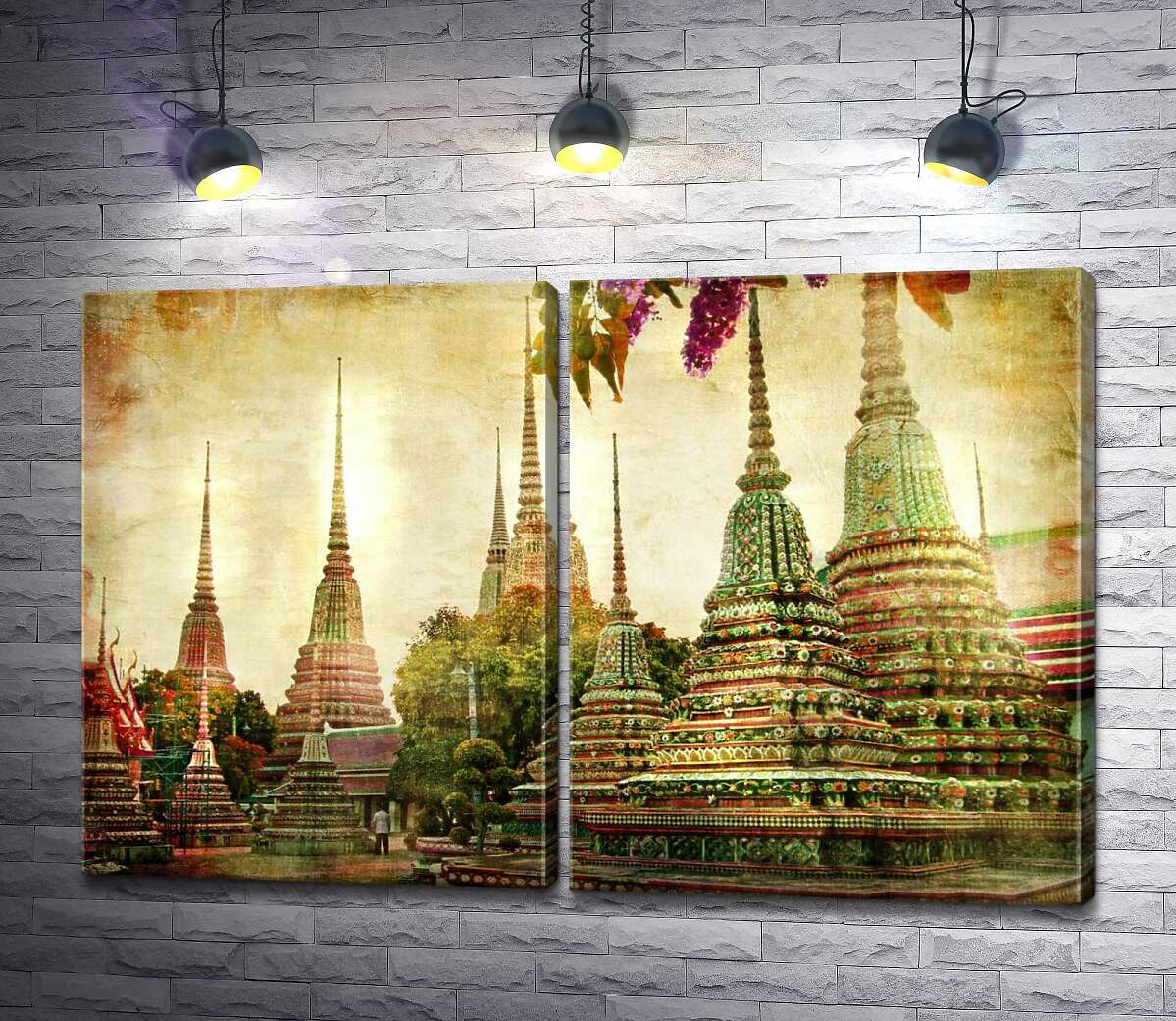 модульная картина Храмовый комплекс Ват Пхо (Wat Pho) в Бангкоке