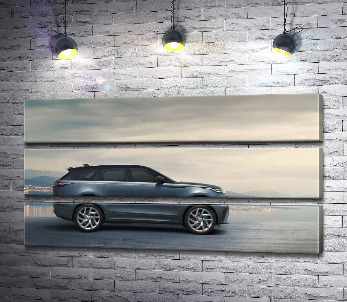 модульна картина Втілення британської естетики: автомобіль Ленд Ровер (Land Rover Range Rover Velar) (Модуль №15)