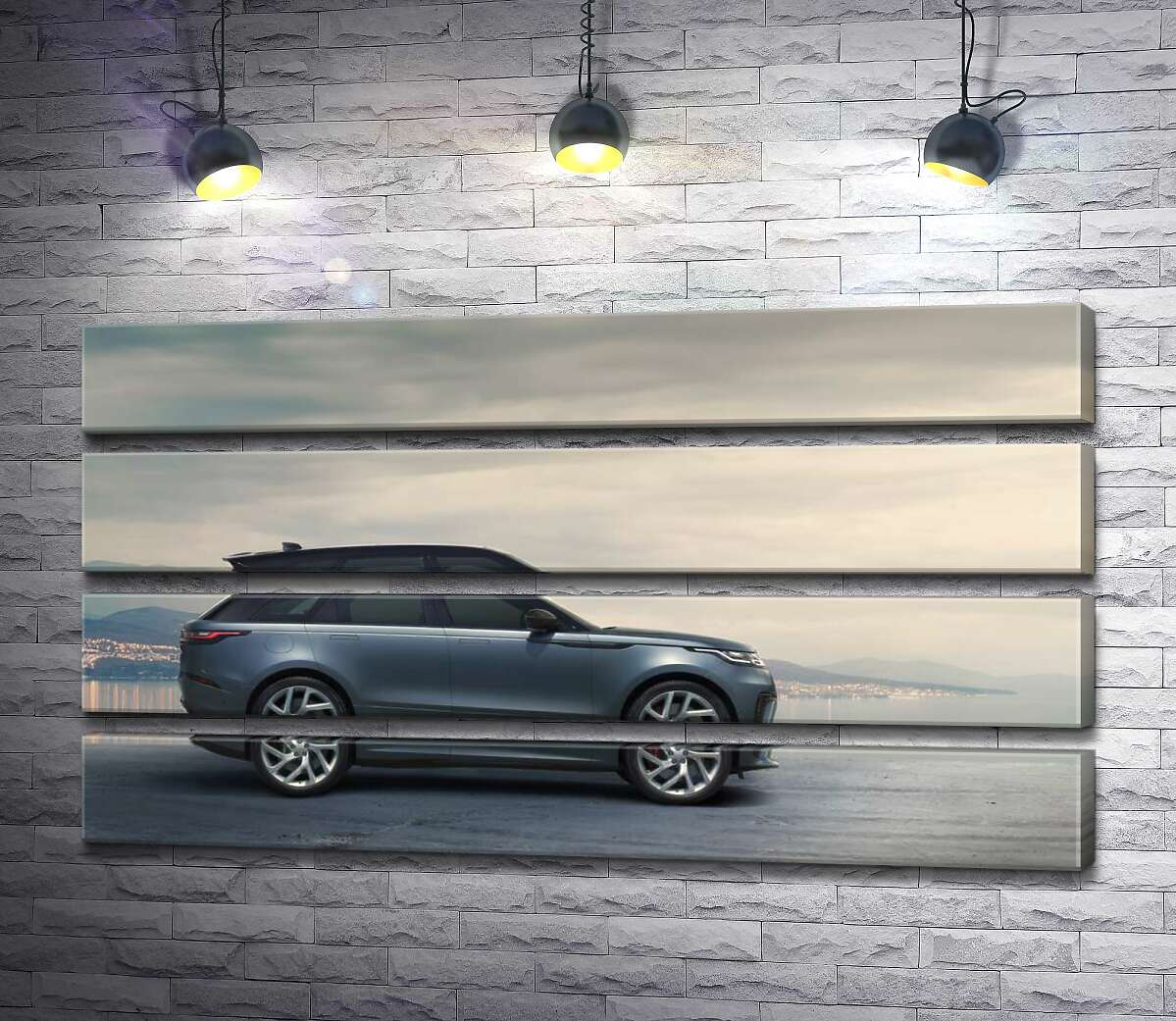 модульна картина Втілення британської естетики: автомобіль Ленд Ровер (Land Rover Range Rover Velar) (Модуль №22)