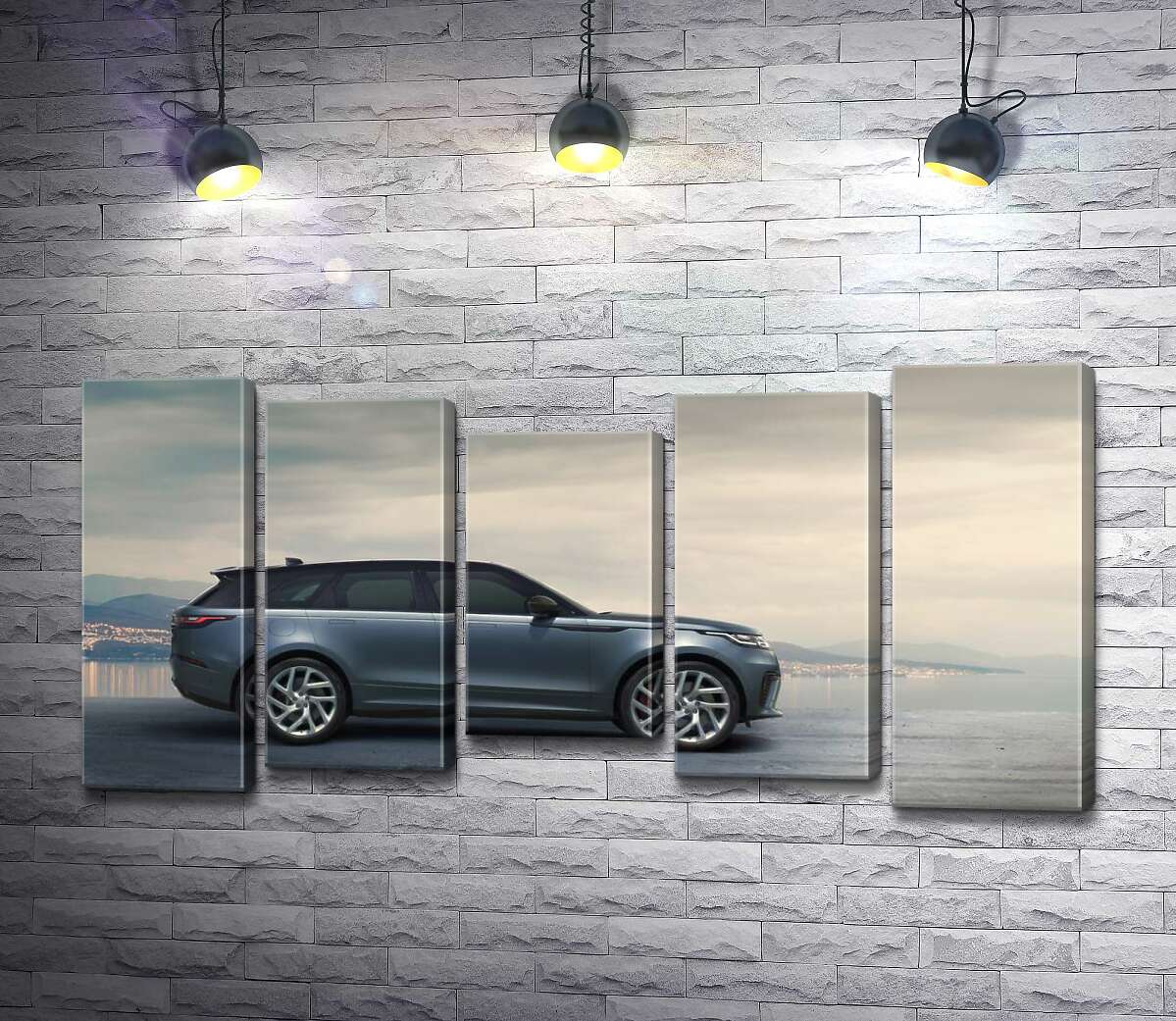 модульна картина Втілення британської естетики: автомобіль Ленд Ровер (Land Rover Range Rover Velar) (Модуль №27)