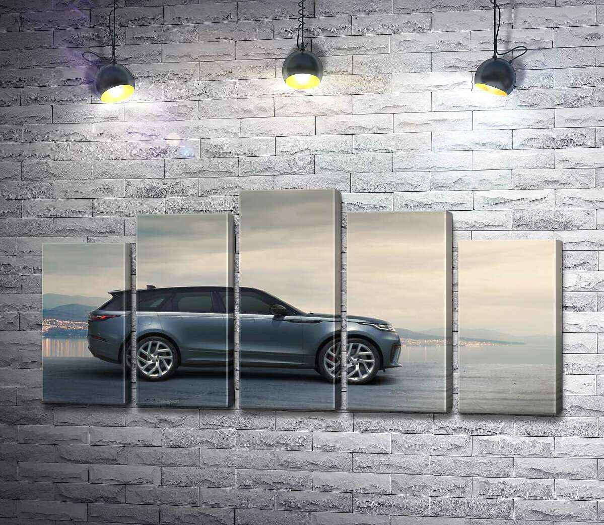 модульна картина Втілення британської естетики: автомобіль Ленд Ровер (Land Rover Range Rover Velar) (Модуль №29)