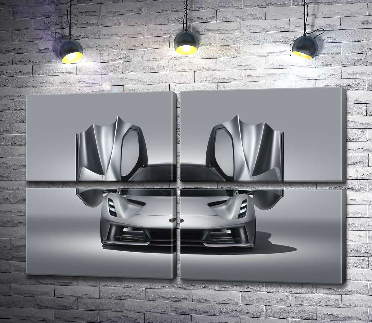 модульна картина Витонченість форм спортивного автомобіля Lotus Evija (Модуль №25)