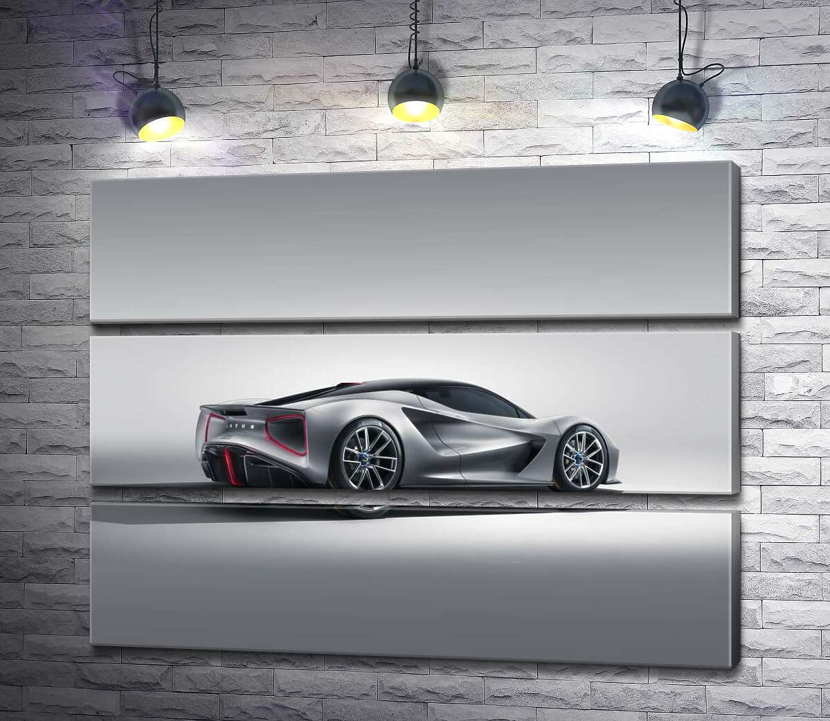 модульна картина Дивовижний дизайн електричного спортивного автомобіля Lotus Evija (Модуль №15)