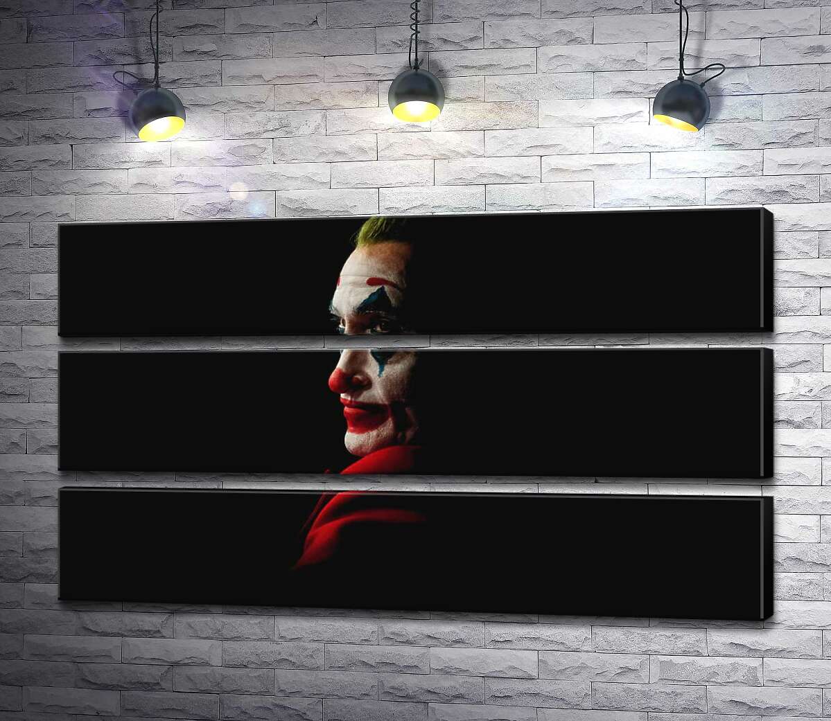 модульна картина Профіль Джокера (Joker) розсіюється в тіні (Модуль №15)