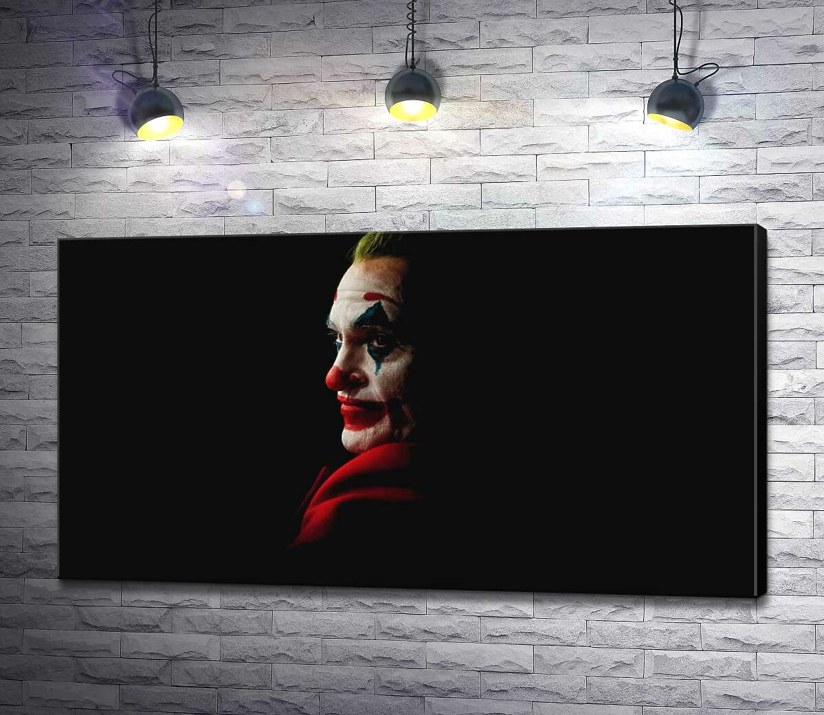 картина Профиль Джокера (Joker) рассеивается в тени