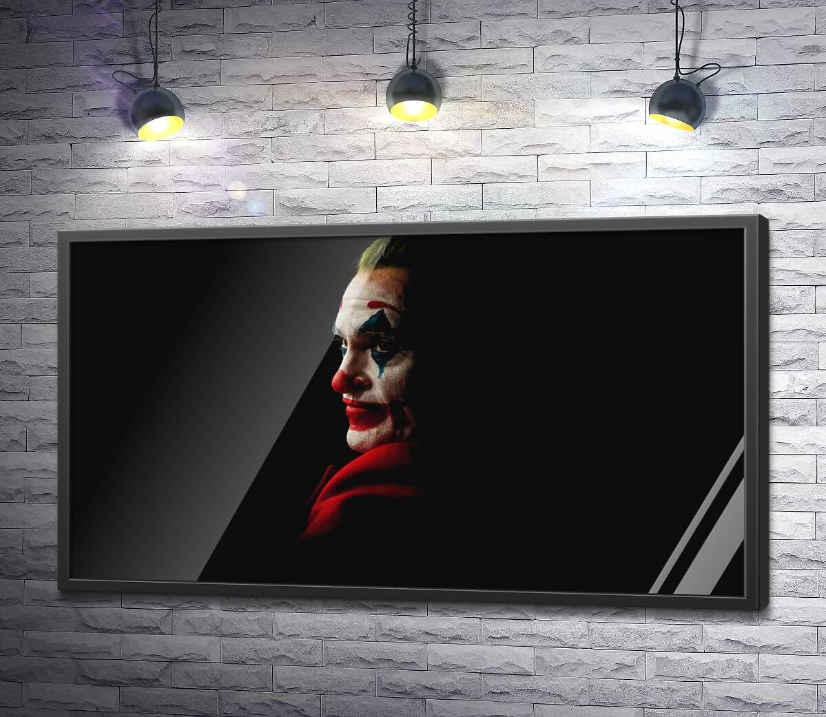 постер Профиль Джокера (Joker) рассеивается в тени
