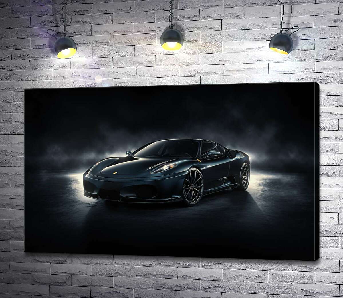 картина Чорна благородність автомобіля Ferrari F430