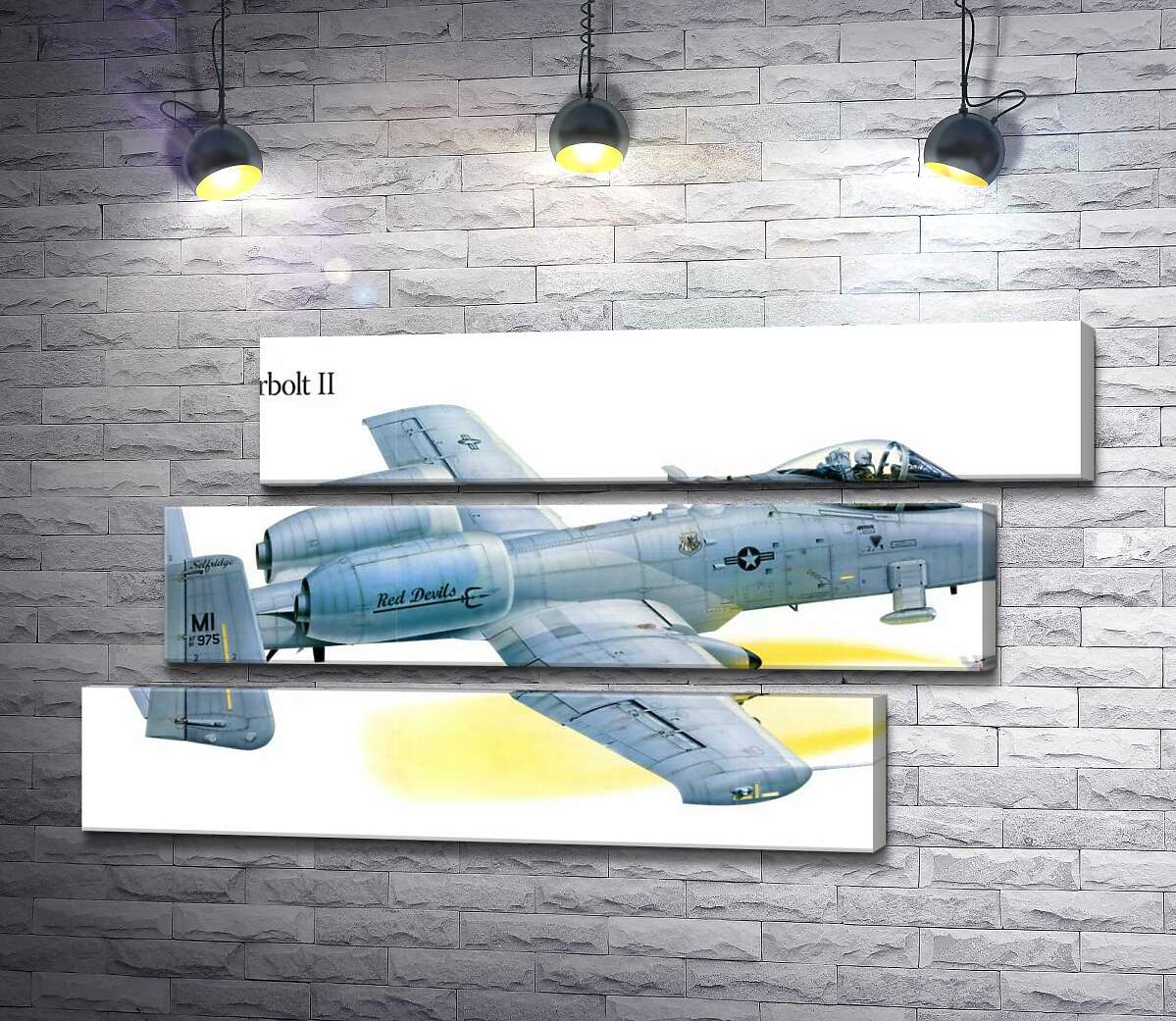 модульная картина Штурмовик Fairchild-Republic A-10C Thunderbolt II производства США (Модуль №17)