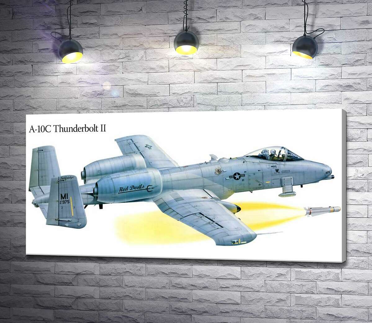 картина Штурмовик Fairchild-Republic A-10C Thunderbolt II производства США