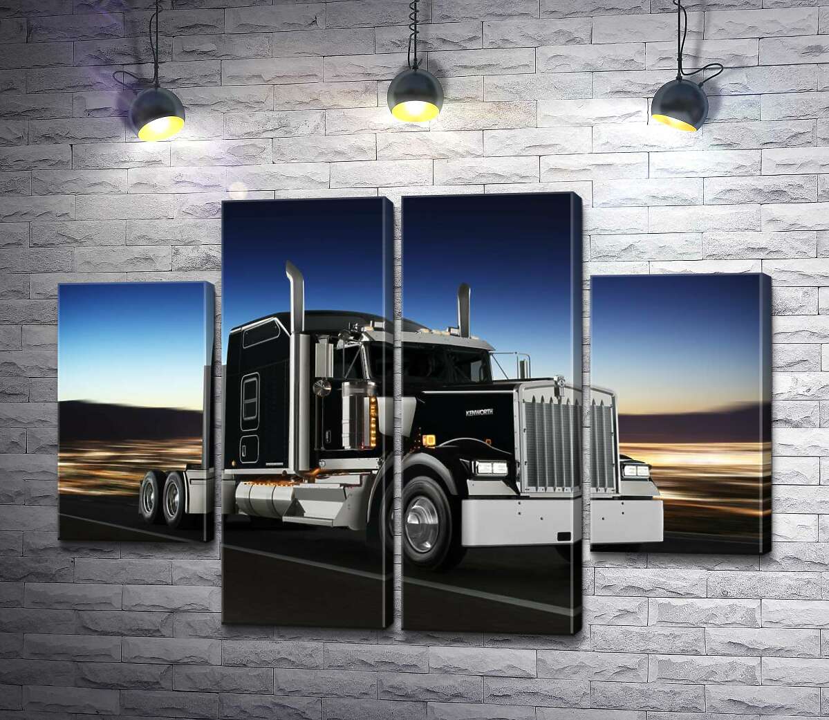 модульная картина Тягач американского производства компании "Kenworth" (Модуль №20)