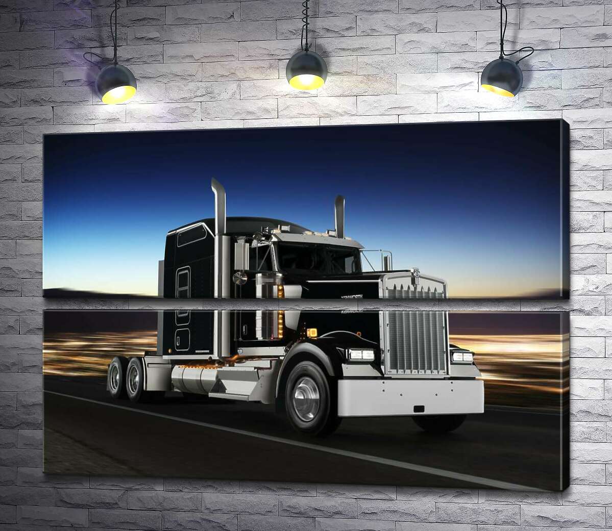 модульна картина Тягач американського виробництва компанії "Kenworth" (Модуль №7)