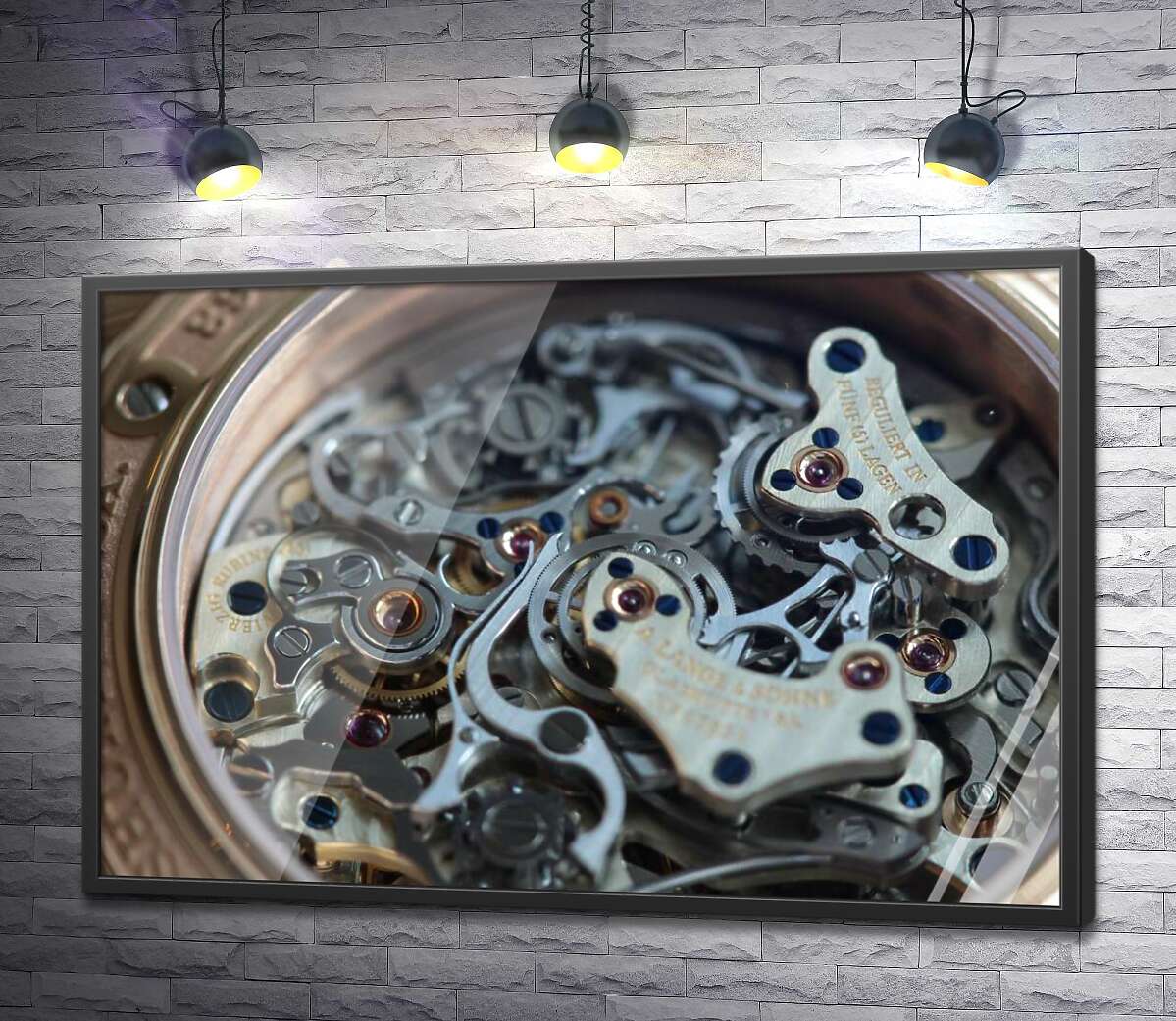 постер Детали механизма часов от "A. Lange & Söhne"