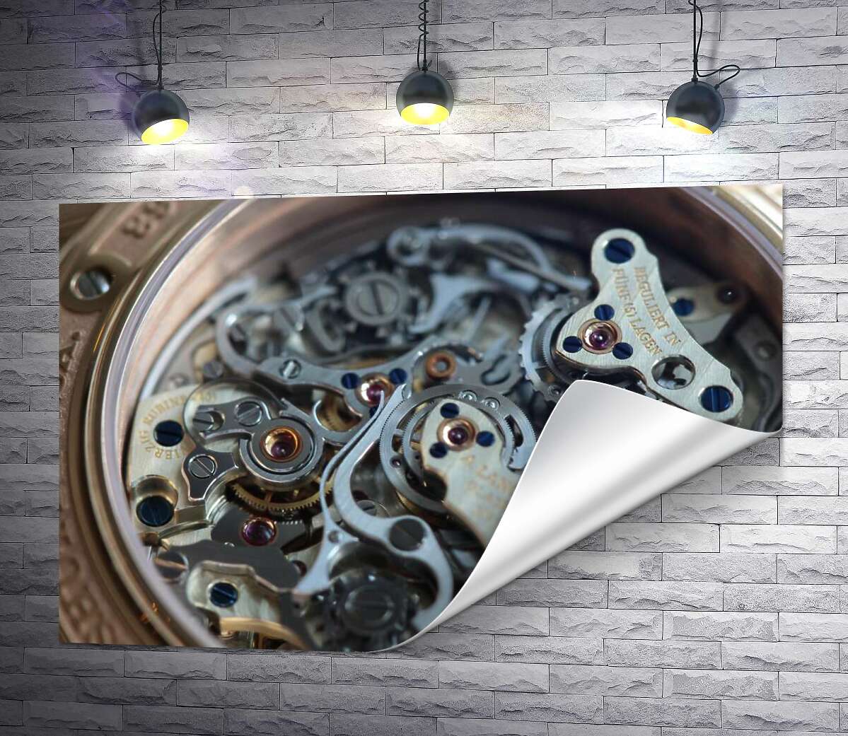 печать Детали механизма часов от "A. Lange & Söhne"