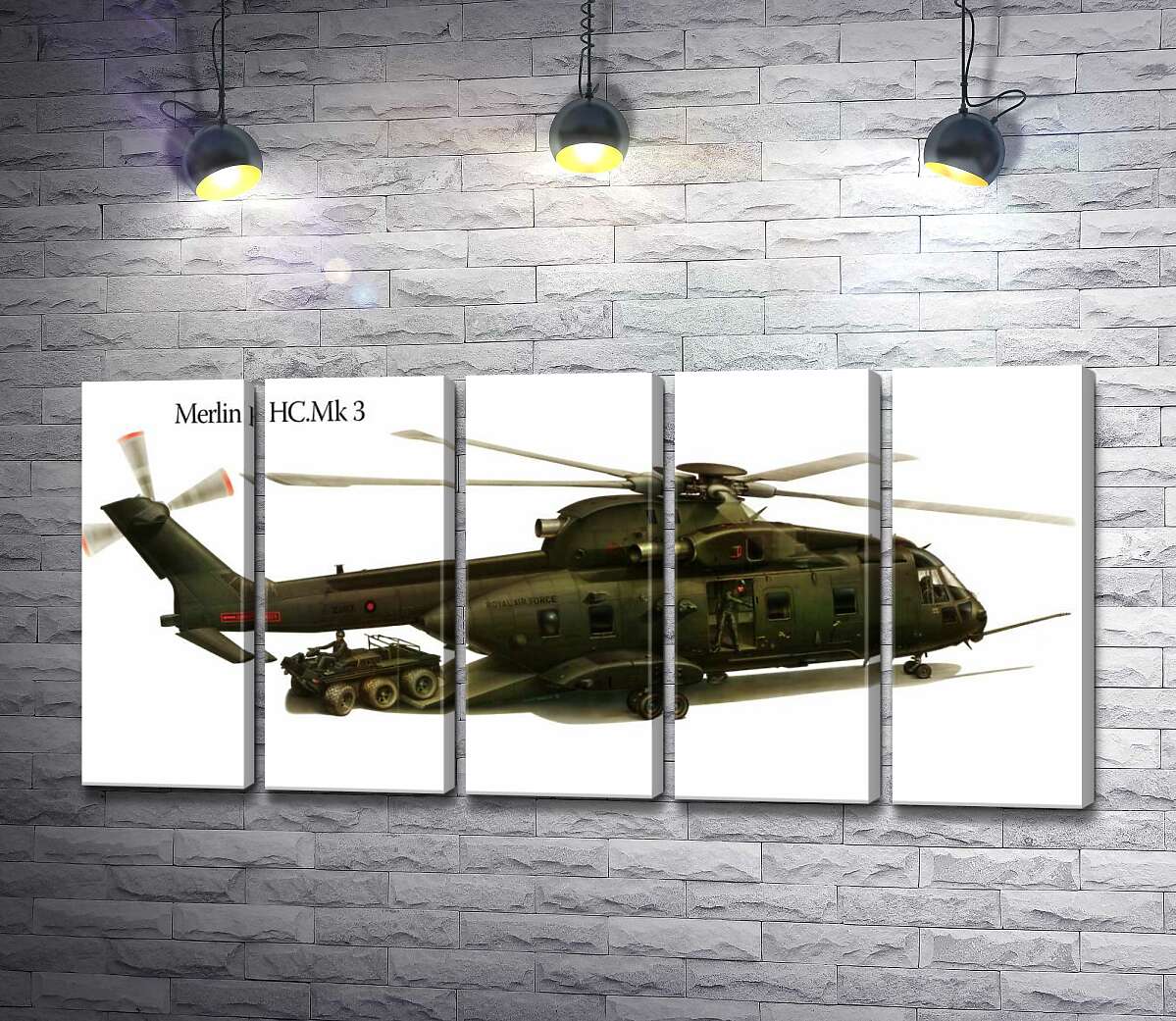 модульна картина Вантажопідйомний вертоліт AgustaWestland AW101/Merlin (Модуль №26)