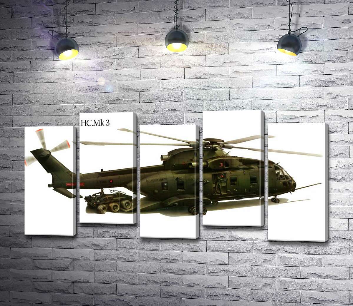 модульна картина Вантажопідйомний вертоліт AgustaWestland AW101/Merlin (Модуль №30)