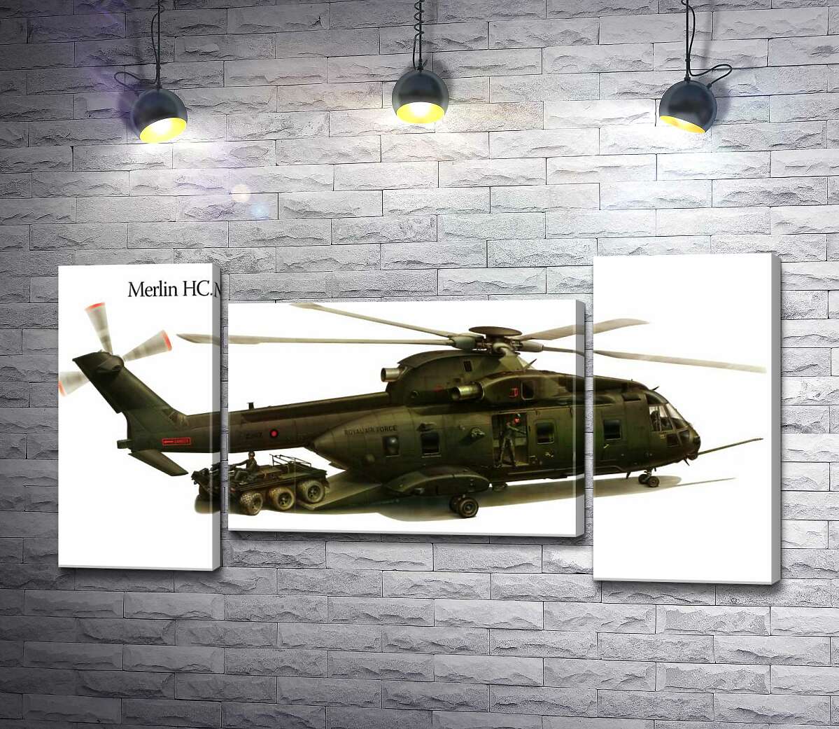 модульна картина Вантажопідйомний вертоліт AgustaWestland AW101/Merlin (Модуль №11)